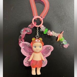 Pink Fairy Sonny Angel Keychain Toy